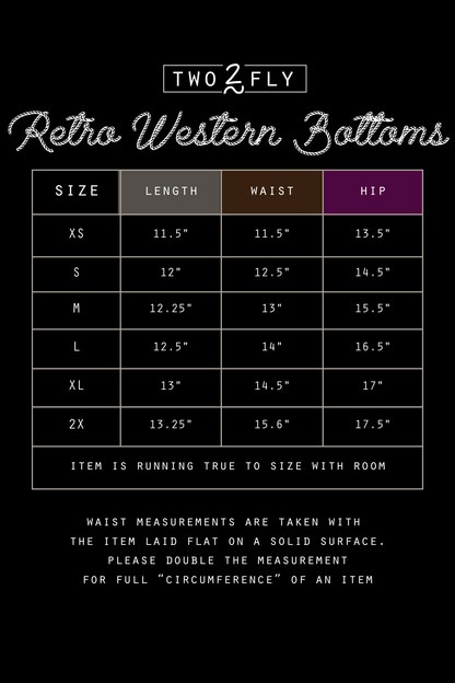 RETRO WESTERN BOTTOMS