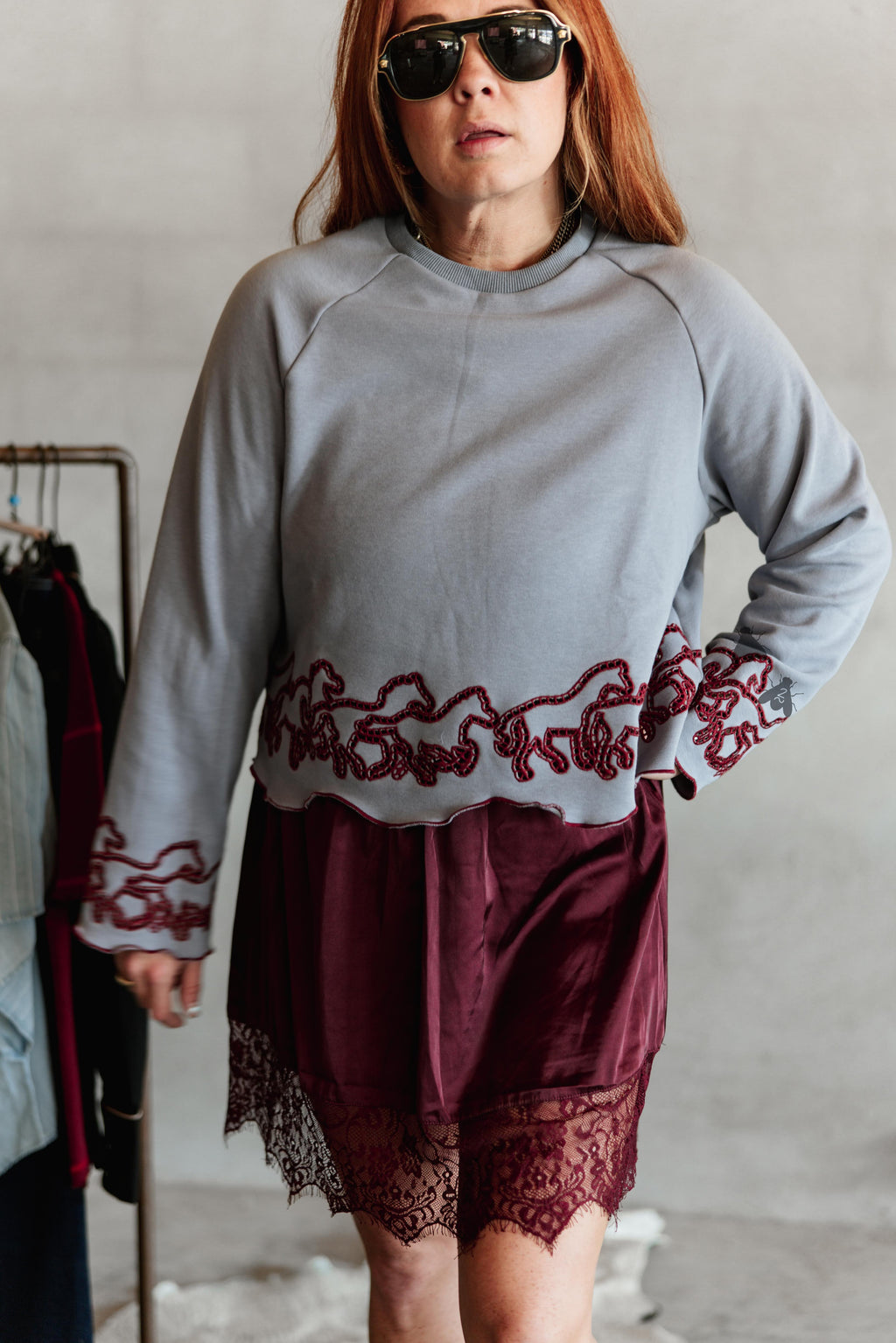 STAMPEDE STITCH *WINE