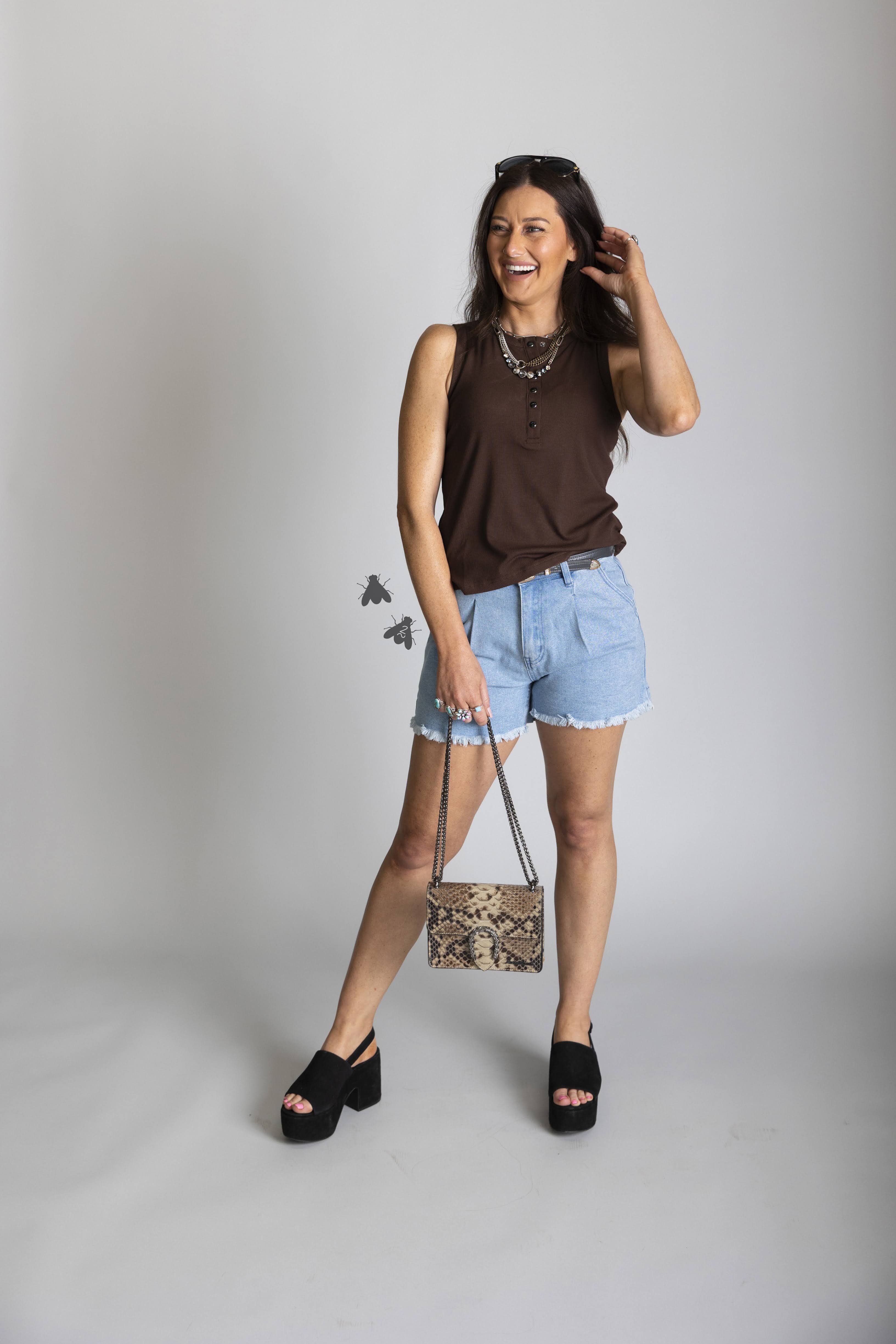 YOAKUM TANK *MOCHA