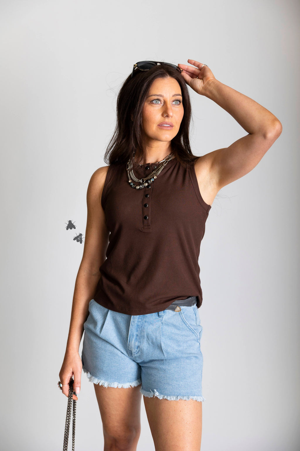 YOAKUM TANK *MOCHA