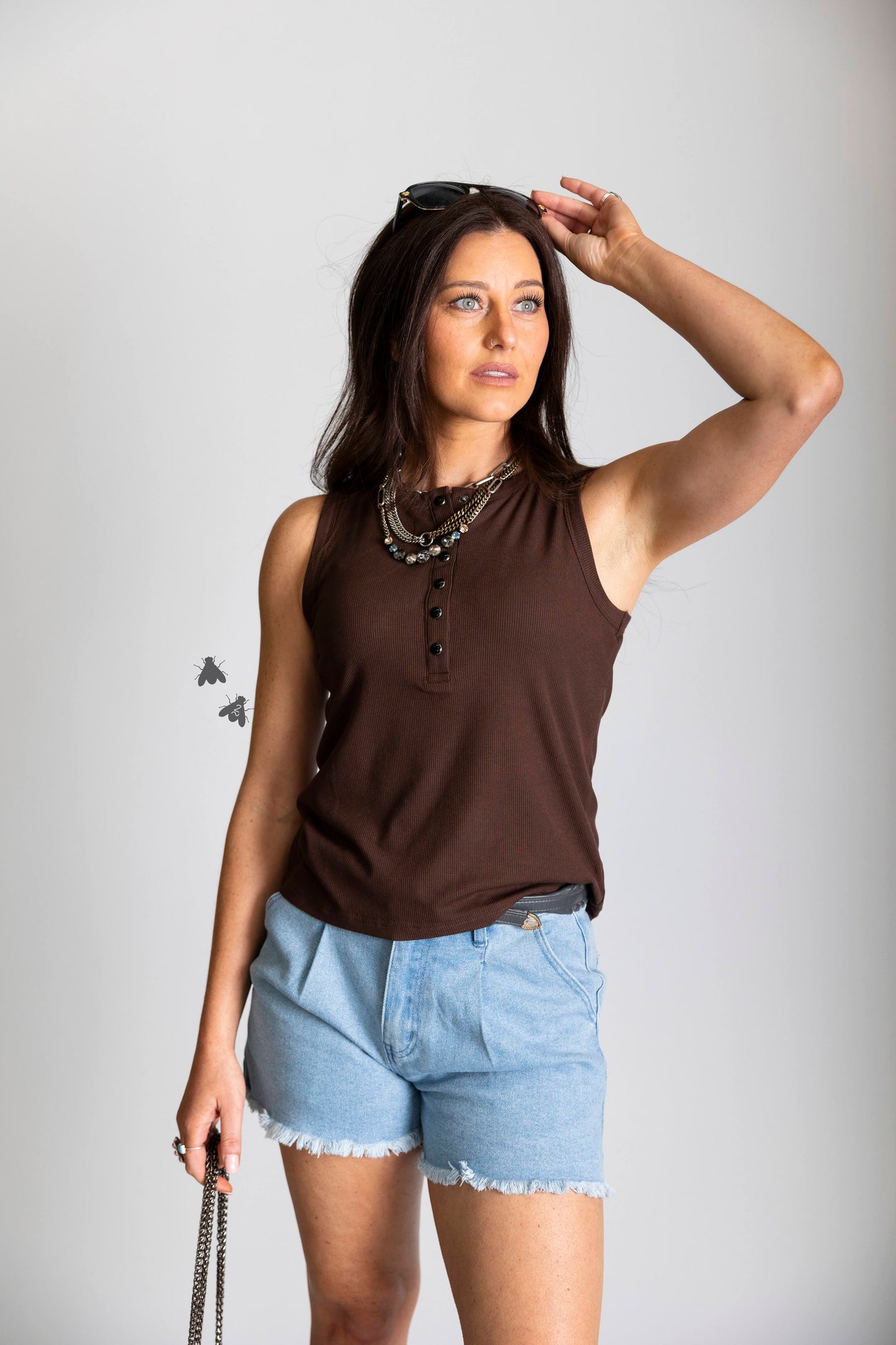 YOAKUM TANK *MOCHA