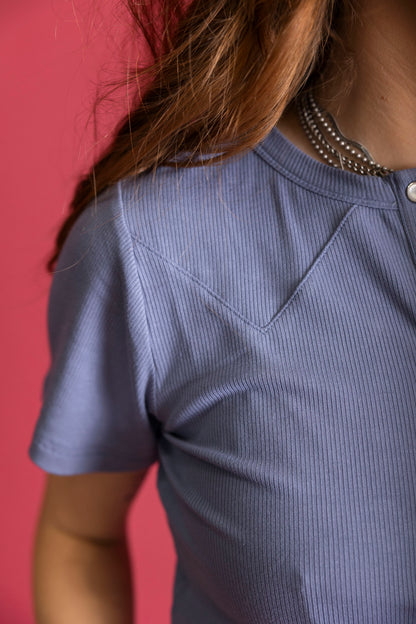 YOAKUM TEE *DENIM